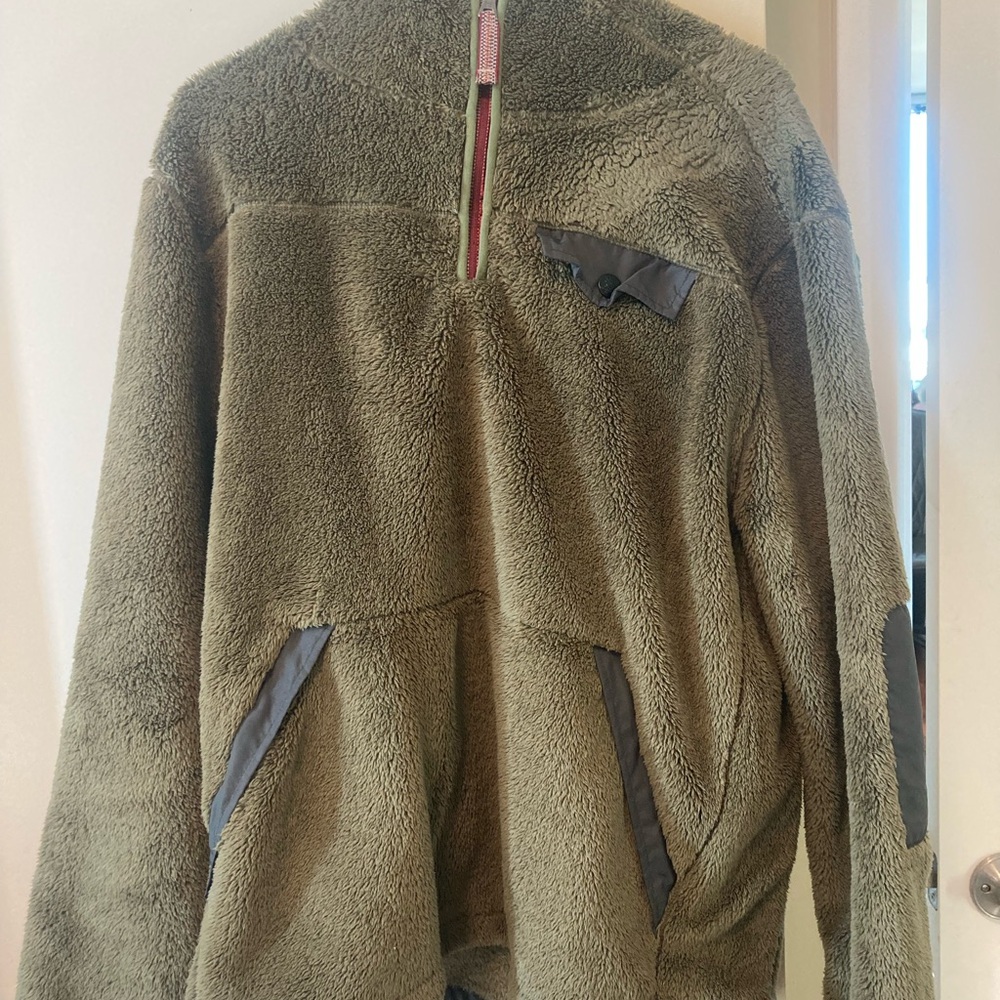 True Grit Olive Fleece Jacket
